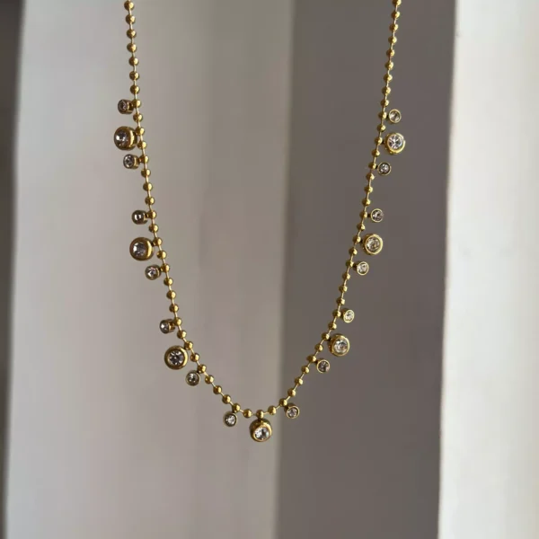 Syna Gold Plated Necklace - Image 2