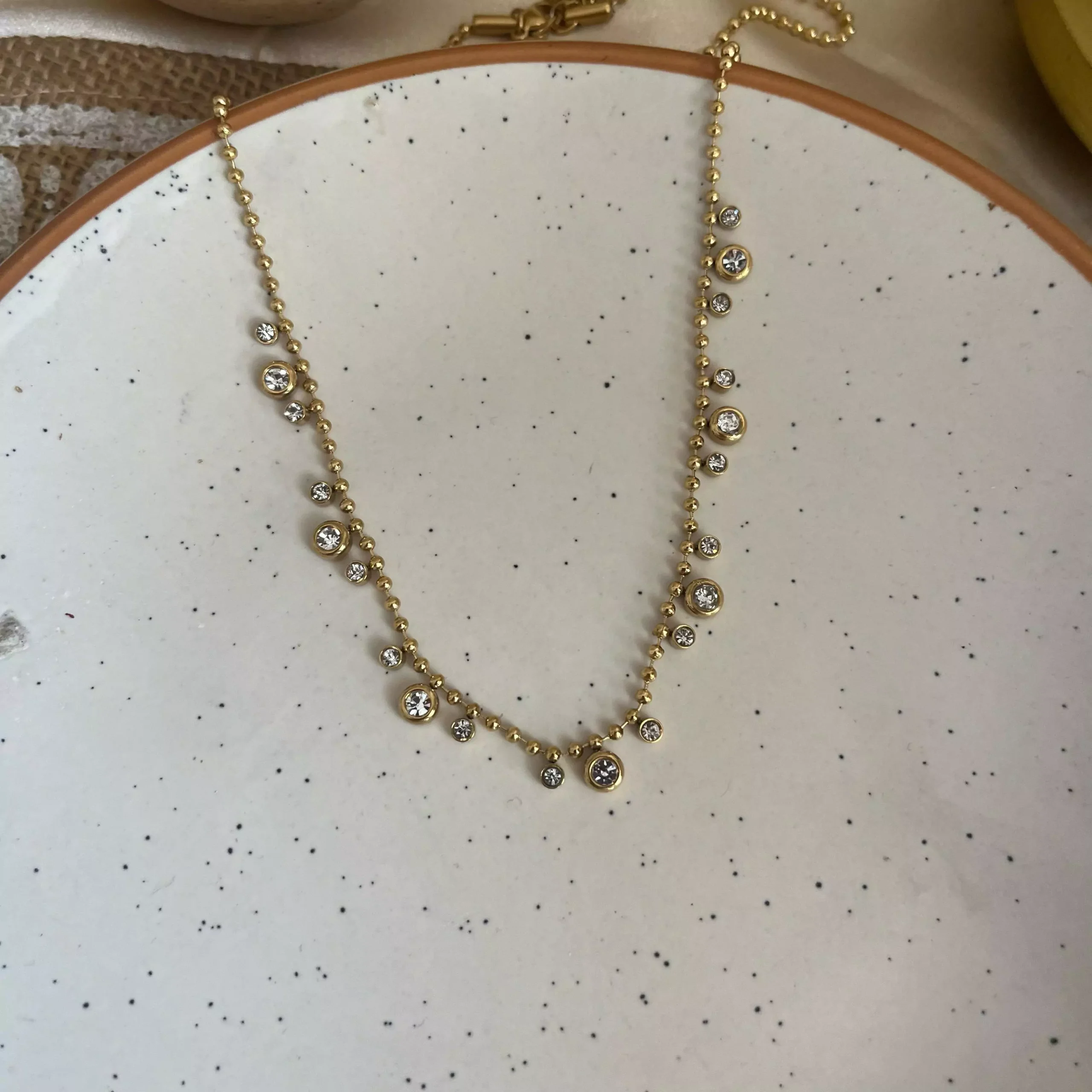 Syna Gold Plated Necklace