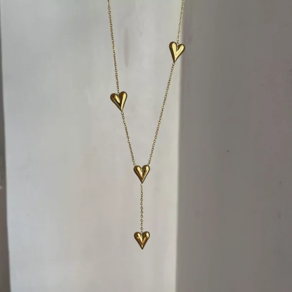 Hexa Heart Long Necklace - Image 3