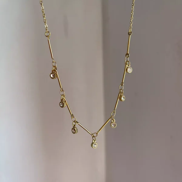 Stella Studded Necklace - Image 3