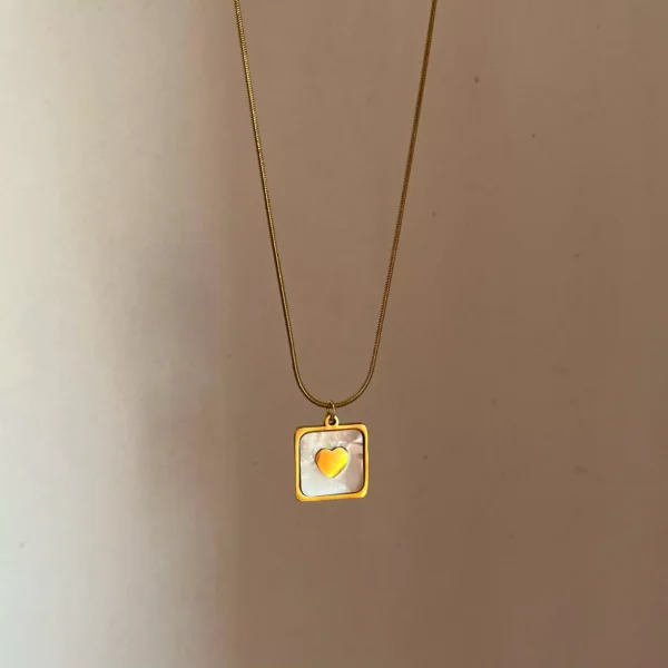 Heart Boxy Necklace - Image 2