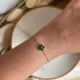 Emerald Flower Bracelet