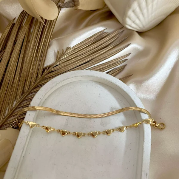 Layered Hearts Bracelet - Image 2