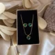 Emerald Heart Jewellery Set