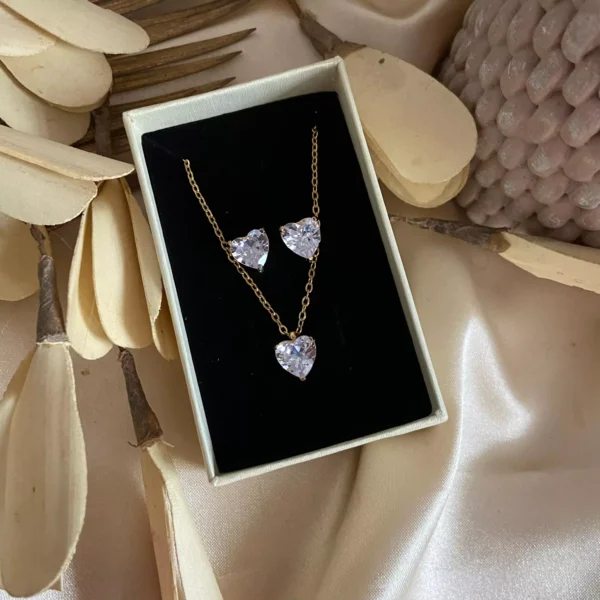 Saya Heart Jewellery Set - Image 2