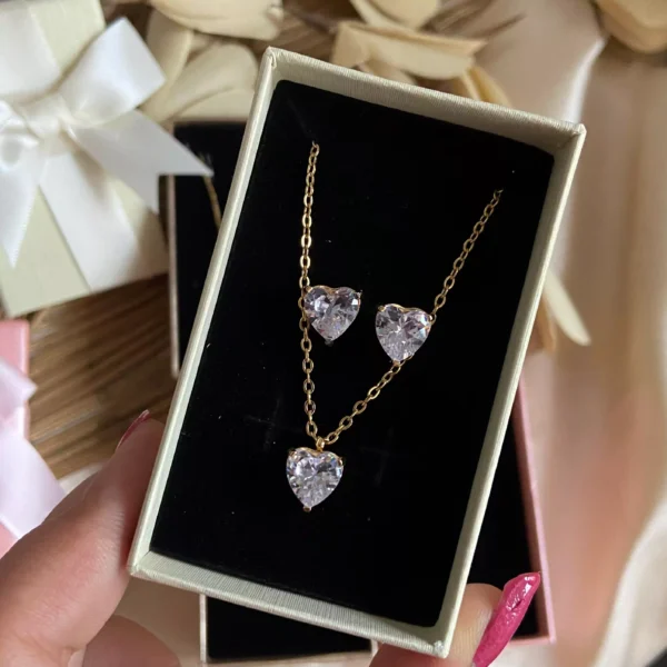 Saya Heart Jewellery Set