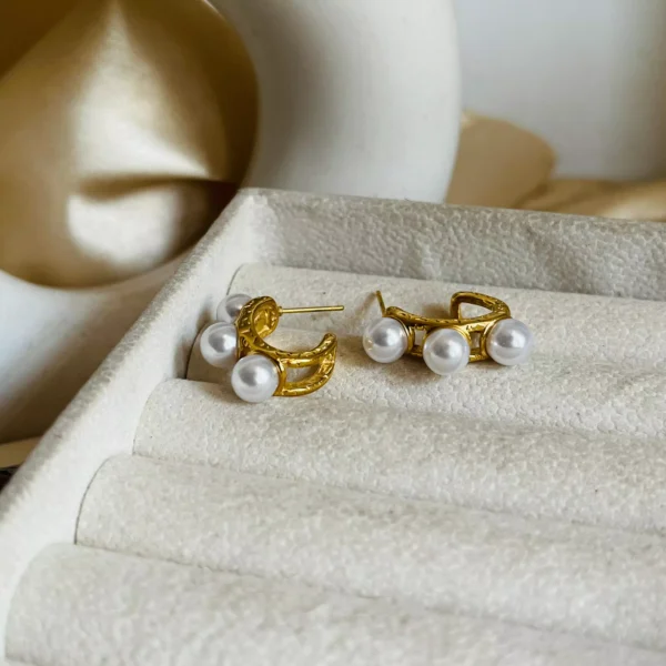 Pearly Desire Earrings - Image 2