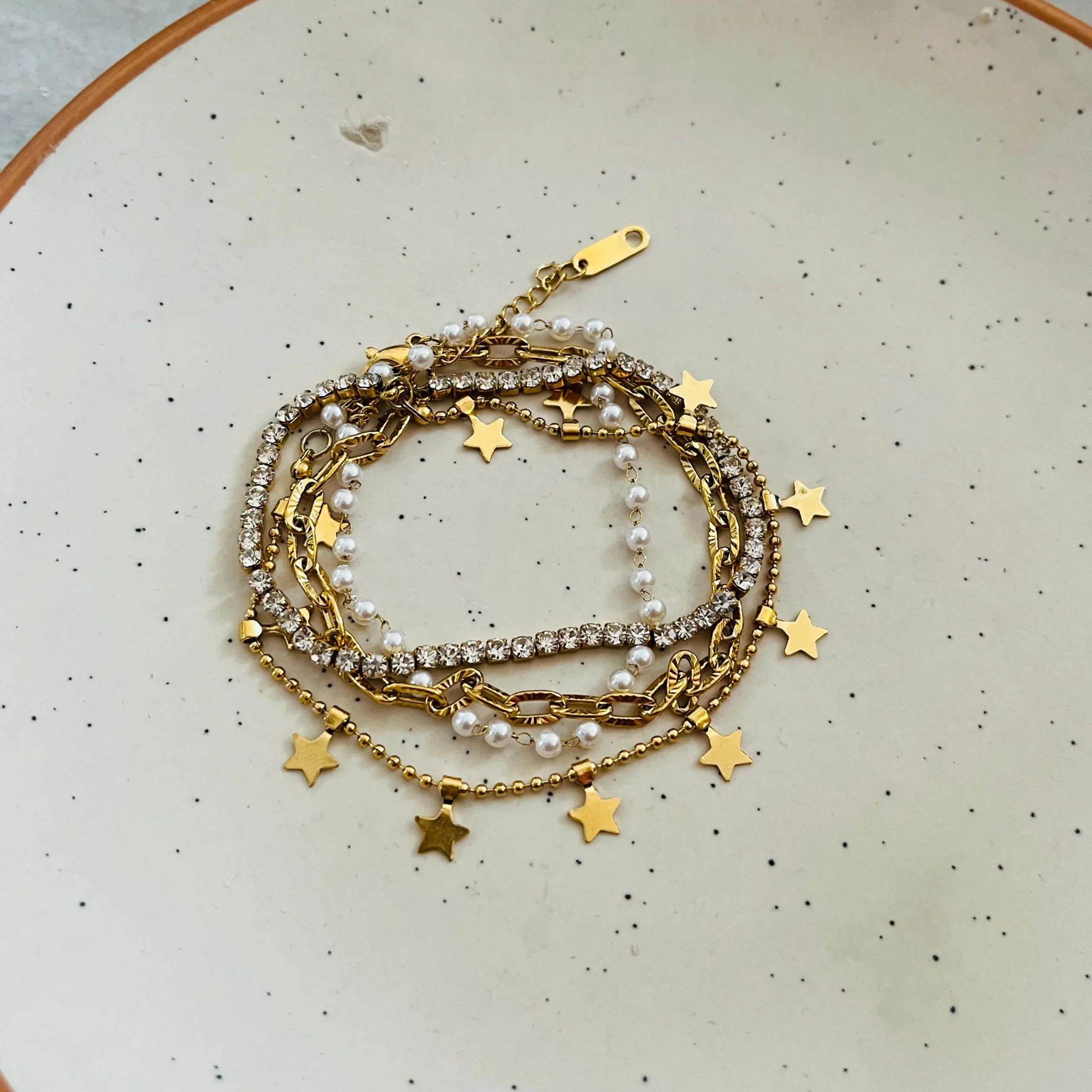 Wrap Around Layered Bracelet/ choker/ waistchain