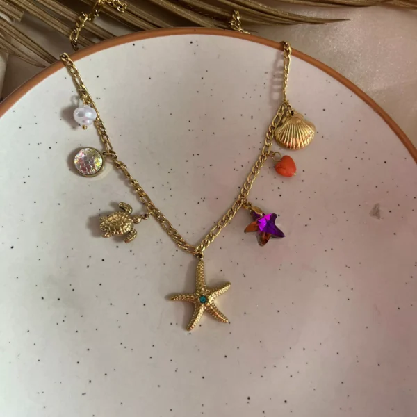 Starfish Charms Necklace - Image 2