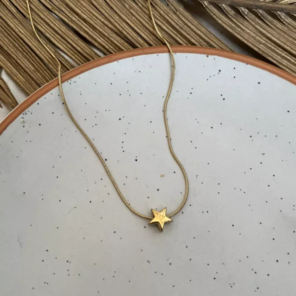 Golden Star Necklace - Image 2