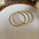 Plain Bangles - Set of 3 (size 2'2)