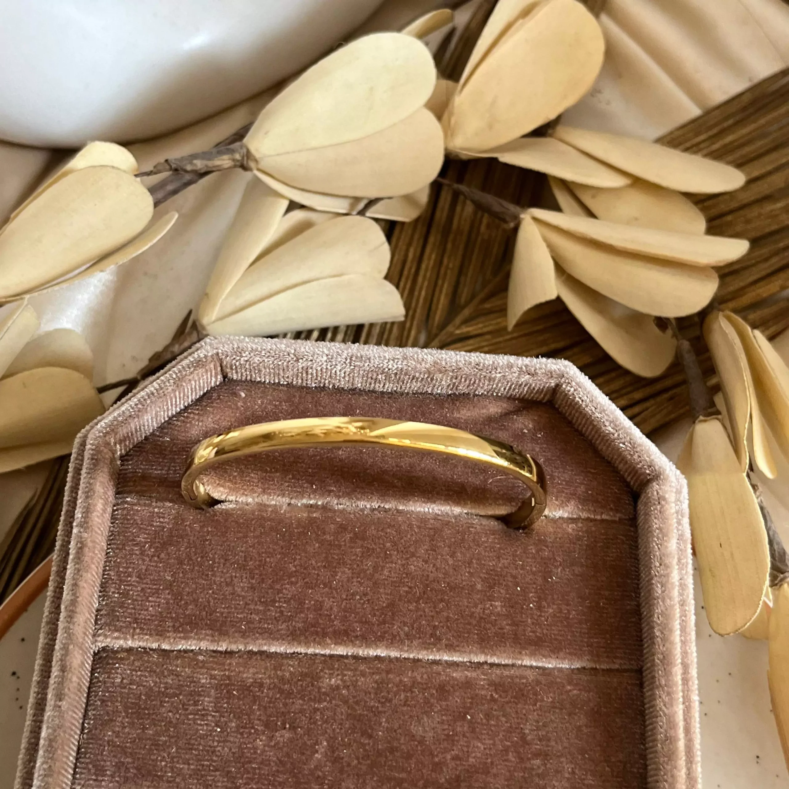 Staple Gold Bracelet- small size