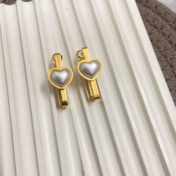 Pine Heart Earrings - Image 2