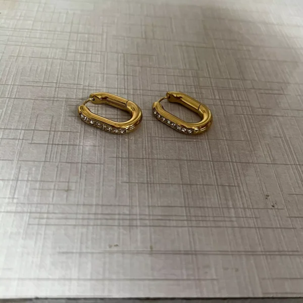 Shaya Studded Hoops - Image 3