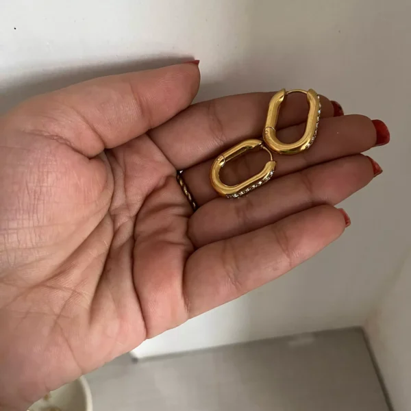 Shaya Studded Hoops - Image 4