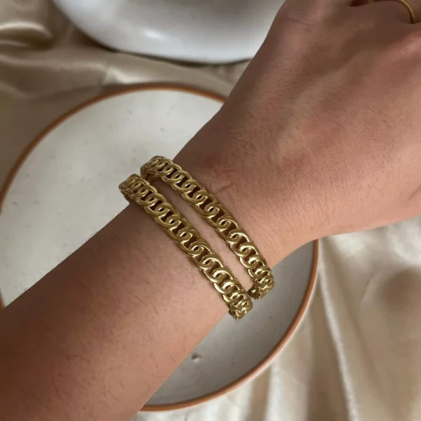 Chained Layered Adjustable Bracelet - Image 2