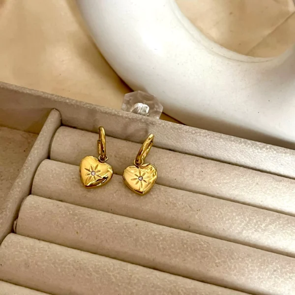 Heart Star Earrings