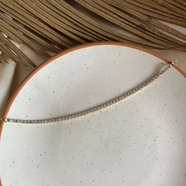 Sleek Tennis Bracelet - Image 2